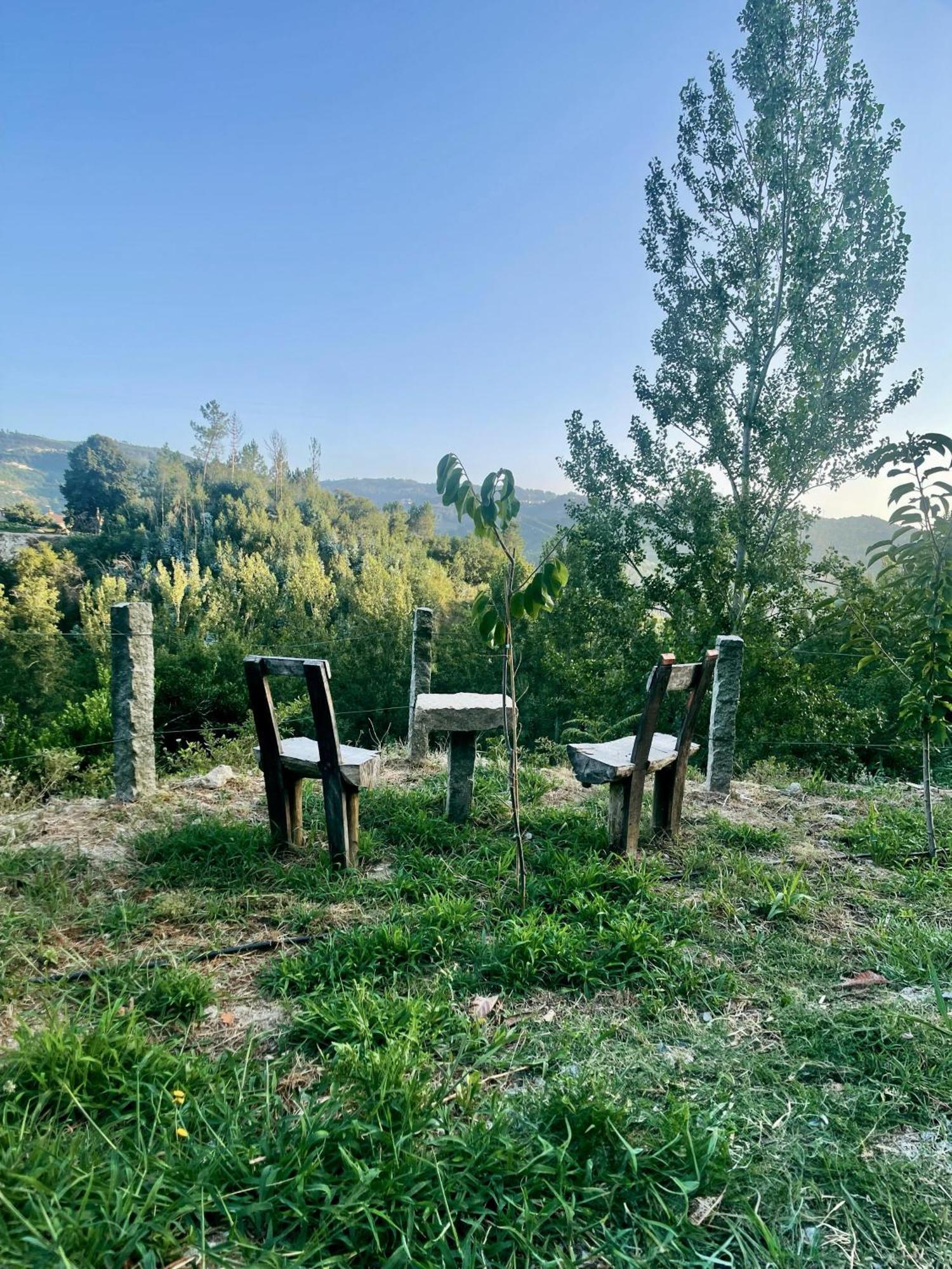 Nascente, Place In Nature Next To A Waterfall Loureiro  外观 照片